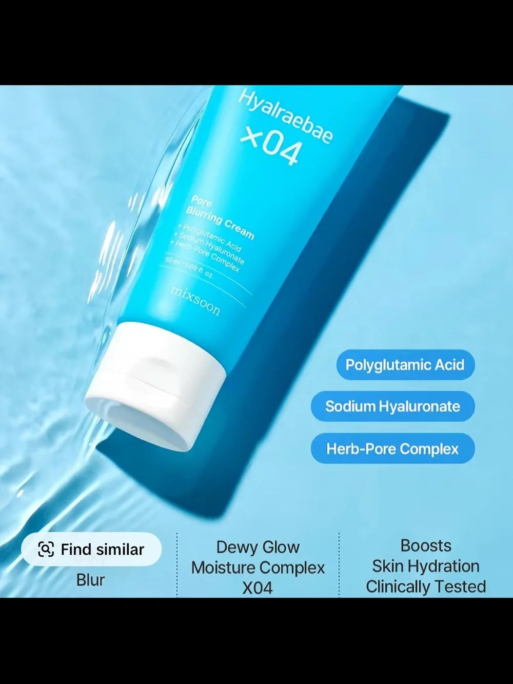 Hyal 4X Pore Blur Duo | Pore Bubble Serum + Blurring Cream with Niacinamide Set